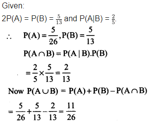 NCERT Solutions for Class 12 Maths Chapter 13 Probability Ex 13.1 Q 4