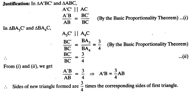 Constructions Class 10 NCERT Solutions Ex 11.1 PDF Q5.1