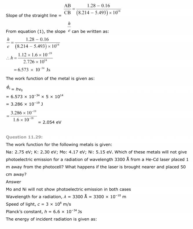 NCERT Solutions For Class 12 Physics Chapter 11 Dual Nature of Radiation and Matter 34