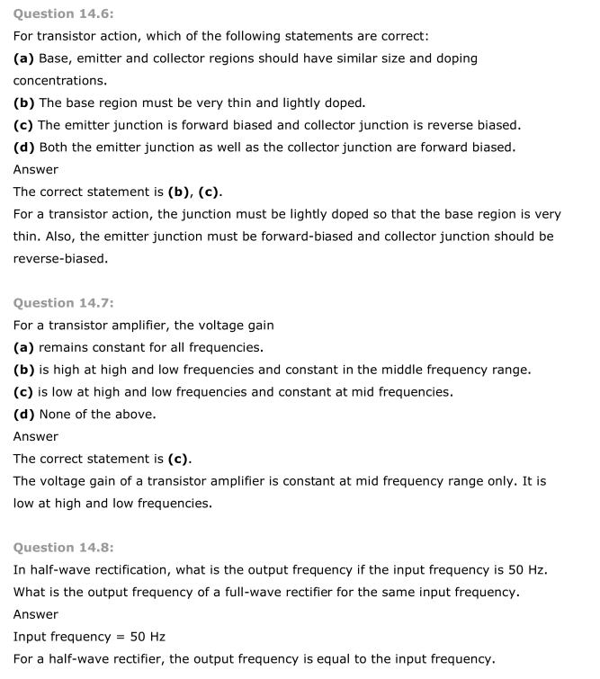 NCERT Solutions For Class 12 Physics Chapter 14 Semiconductors 3