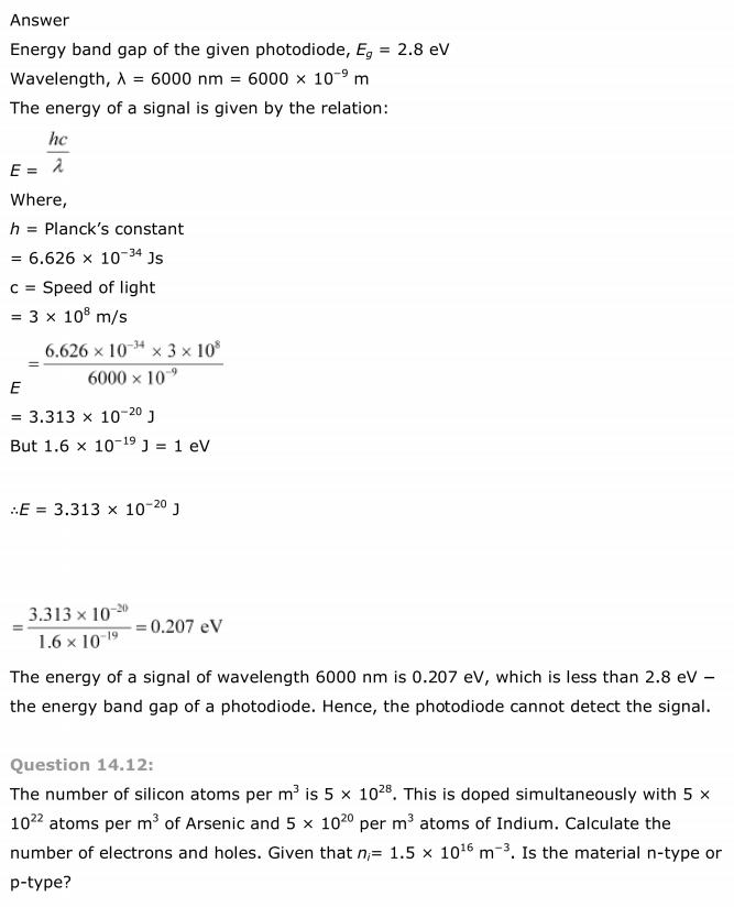 NCERT Solutions For Class 12 Physics Chapter 14 Semiconductors 6