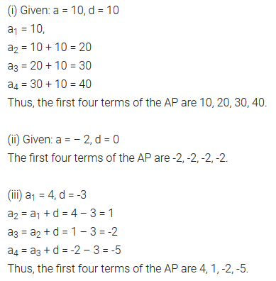 Arithmetic Progression Class 10 NCERT Solutions Pdf Ex 5.1 Q2