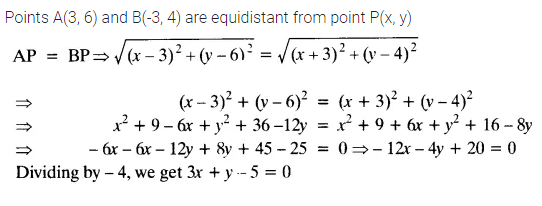 Ch 7 maths Class 10 NCERT Solutions Coordinate Geometry Ex 7.1 Q10