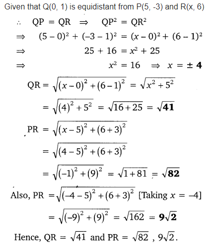 Ch 7 maths Class 10 NCERT Solutions Ex 7.1 Q9