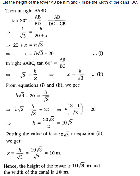 Chapter 9 Maths Class 10 NCERT Solutions Ex 9.1 pdf Q11