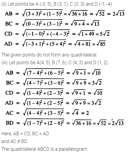 Ex 7.1 Class 10 Maths NCERT Solutions Ch 7 Coordinate Geometry Q6.1