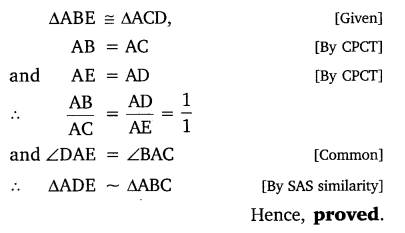 NCERT Solutions for Class 10 Maths Chapter 6 Exercise 6.3 Tribhuj in Hindi medium PDF