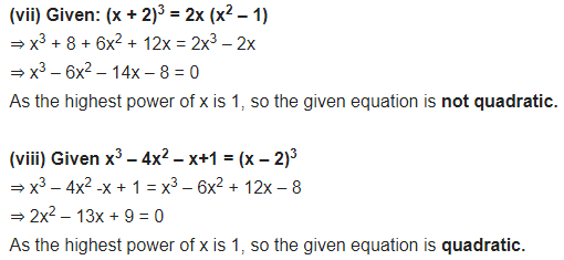 NCERT Solutions for Class 10 Maths Chapter 4 Quadratic Equations Ex 4.1 PDF Q1.2