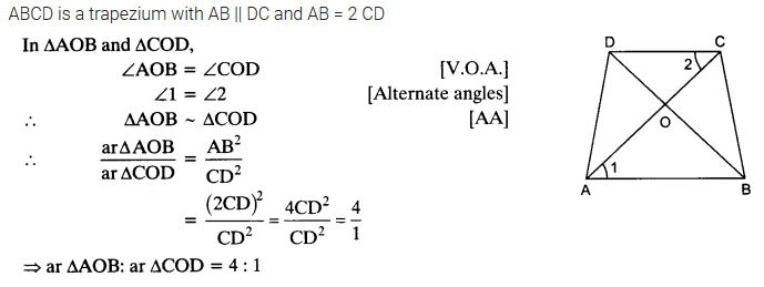 cbse class 10 maths triangles ex 6.4 ncert solutions