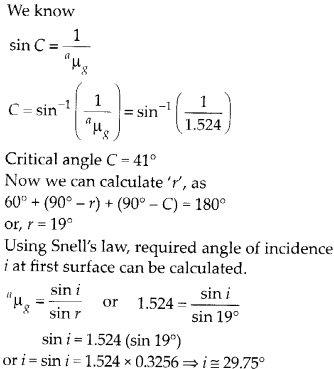 NCERT Solutions for Class 12 Physics Chapter 9 Ray Optics and Optical Instruments Q22.1