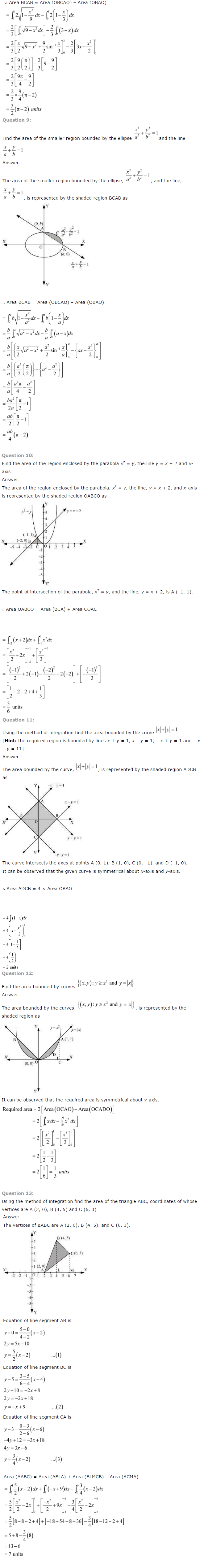 NCERT Solutions for Class 12 Maths Chapter 8 Application of Integrals 6