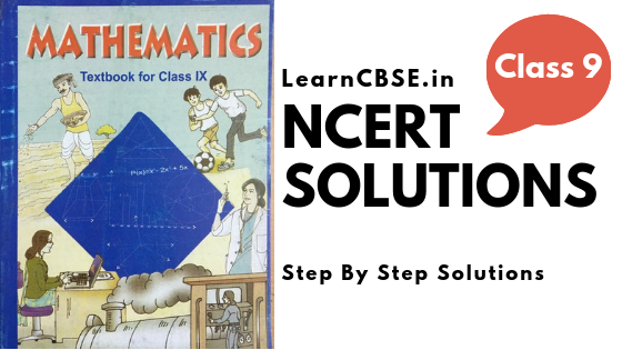 NCERT Solutions for Class 9 Maths