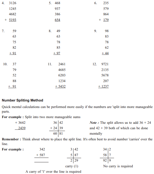 Vedic Maths Addition and Subtraction Tricks 6