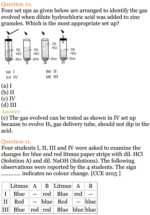 acids bases and salts class 10 explanation