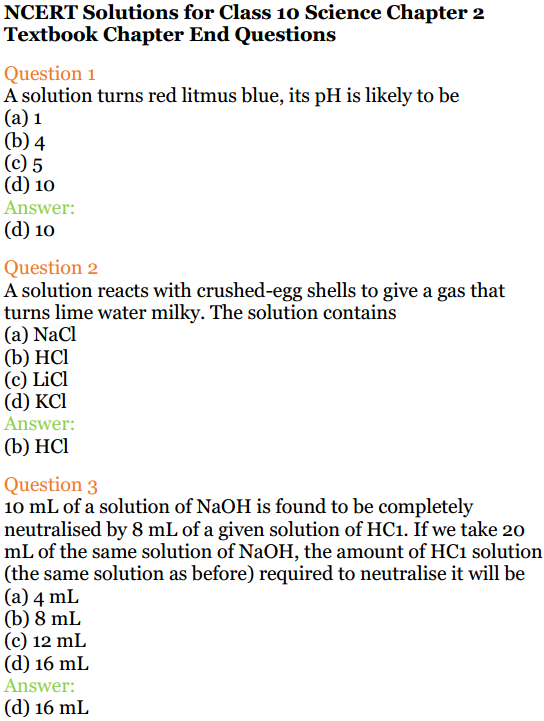 class 10 science chapter 2