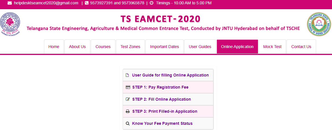 TS EAMCET 2020