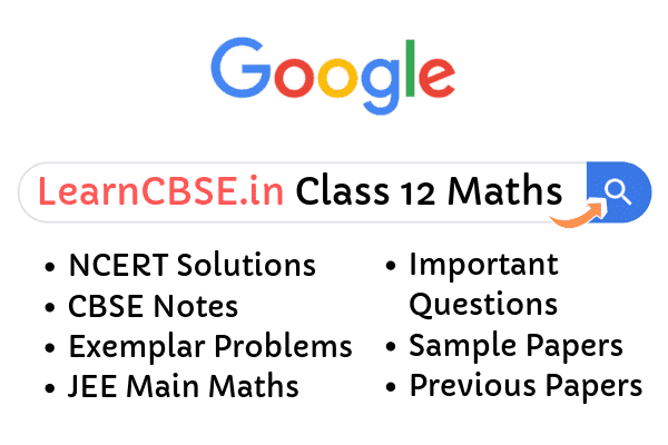 Class 12 Maths NCERT Solutions