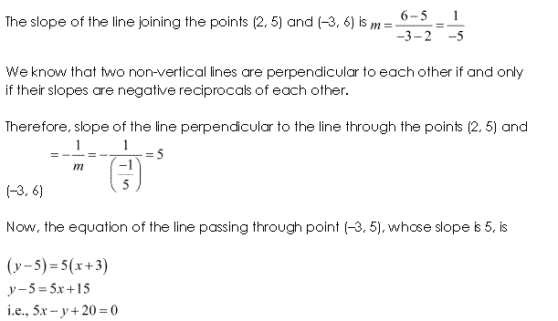 NCERT Solutions for Class 11 Maths Chapter 10 Ex 10.2 A10.1