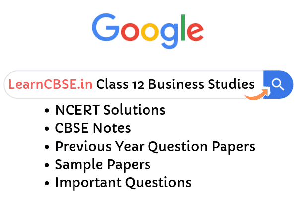 NCERT Solutions for Class 12 Business Studies