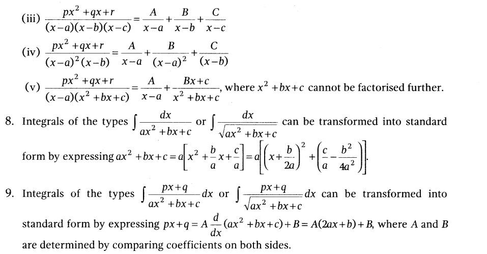 NCERT Solutions for Class 12 Maths Chapter 7 Integrals Integration Formulas 7