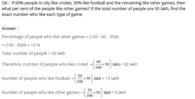 NCERT Solutions for Class 8 Maths Chapter 8 Comparing Quantities Ex 8.1 q-6