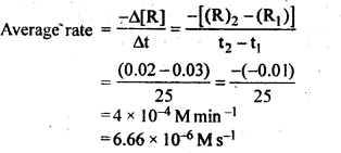 NCERT Solutions For Class 12 Chemistry Chapter 4 Chemical Kinetics Textbook Questions Q1