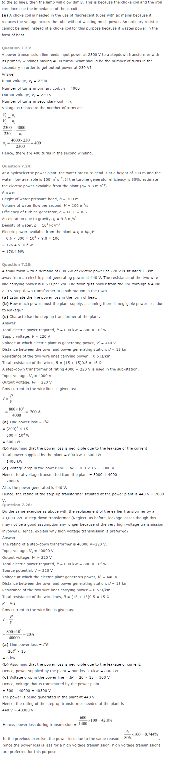 NCERT Class 12th Physics Solutions Chapter 7 Alternating Current 5