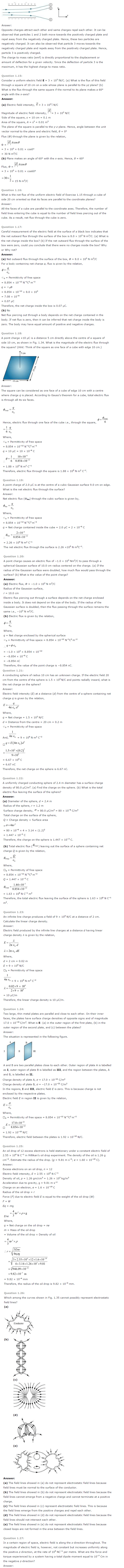 NCERT Solutions For Class 12 Physics Chapter 1 Electric Charges And Fields 2