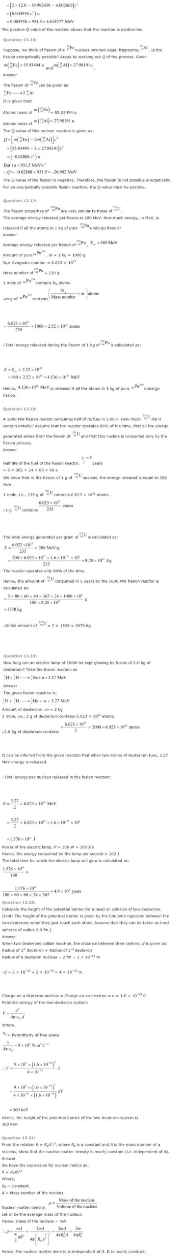 NCERT Solutions For Class 12 Physics Chapter 13 Nuclei 4