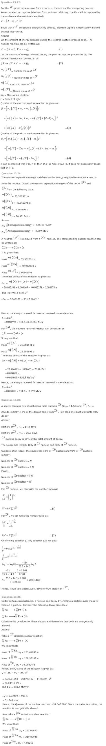 NCERT Solutions For Class 12 Physics Chapter 13 Nuclei 5