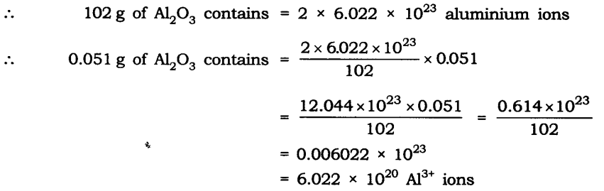 NCERT Solutions For Class 9 Science Chapter 3 Atoms and Molecules Textbook Questions Q11