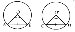 NCERT Solutions for Class 9 Maths Chapter 10 Circles Ex 10.2 Q1