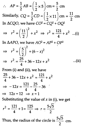 NCERT Solutions for Class 9 Maths Chapter 10 Circles Ex 10.6 Q2.1