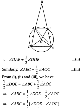 NCERT Solutions for Class 9 Maths Chapter 10 Circles Ex 10.6 Q4