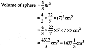 NCERT Solutions for Class 9 Maths Chapter 13 Surface Areas and Volumes Ex 13.8 Q1