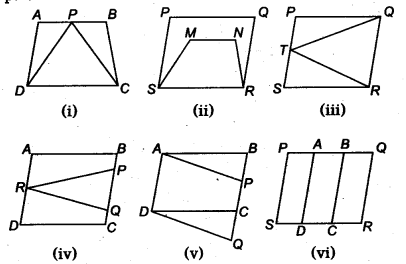 NCERT Solutions for Class 9 Maths Chapter 9 Areas of Parallelograms and Triangles Ex 9.1 Q1