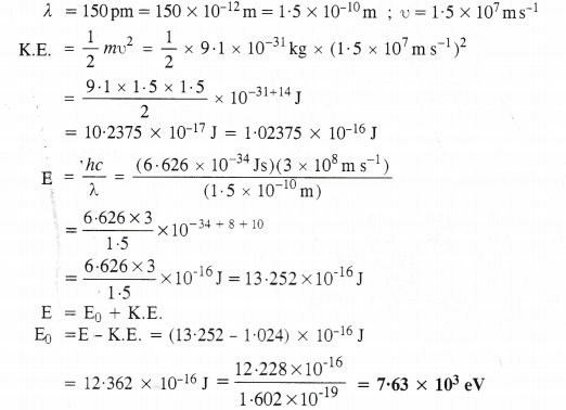 NCERT Solutions for Class 11 Chemistry Chapter 2 Structure of Atom Q54