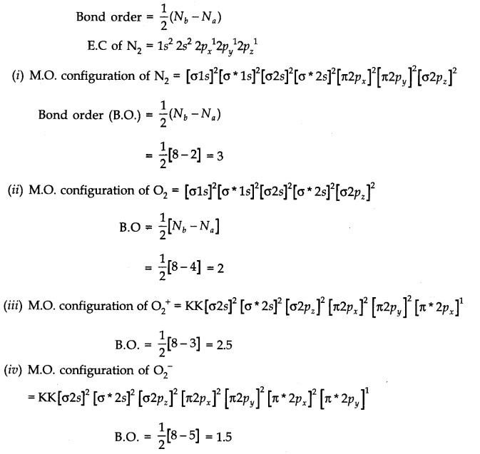 NCERT Solutions for Class 11 Chemistry Chapter 4 Chemical Bonding and Molecular Structure Q40