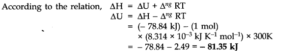 NCERT Solutions for Class 11 Chemistry Chapter 6 Thermodynamics SAQ Q2.1