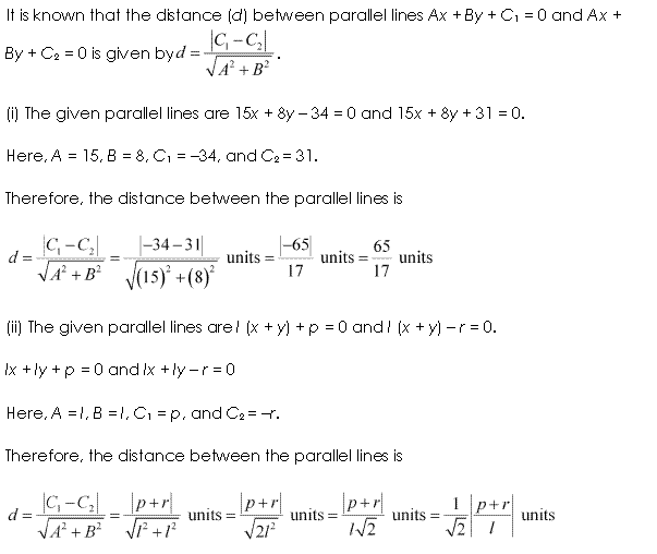 NCERT Solutions for Class 11 Maths Chapter 10 Straight Lines Ex 10.3 Q6.1