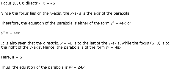 NCERT Solutions for Class 11 Maths Chapter 11 Conic Sections Ex 11.2 Q7.1