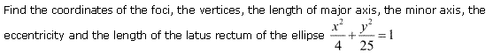 NCERT Solutions for Class 11 Maths Chapter 11 Conic Sections Ex 11.3 Q2