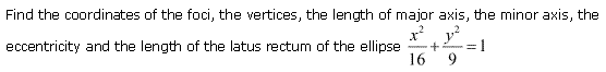 NCERT Solutions for Class 11 Maths Chapter 11 Conic Sections Ex 11.3 Q3