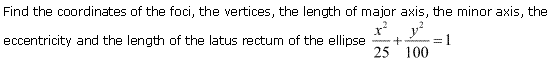 NCERT Solutions for Class 11 Maths Chapter 11 Conic Sections Ex 11.3 Q4