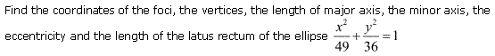 NCERT Solutions for Class 11 Maths Chapter 11 Conic Sections Ex 11.3 Q5