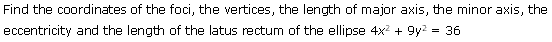 NCERT Solutions for Class 11 Maths Chapter 11 Conic Sections Ex 11.3 Q9