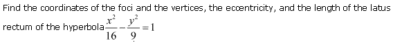 NCERT Solutions for Class 11 Maths Chapter 11 Conic Sections Ex 11.4 Q1