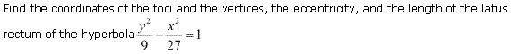 NCERT Solutions for Class 11 Maths Chapter 11 Conic Sections Ex 11.4 Q2