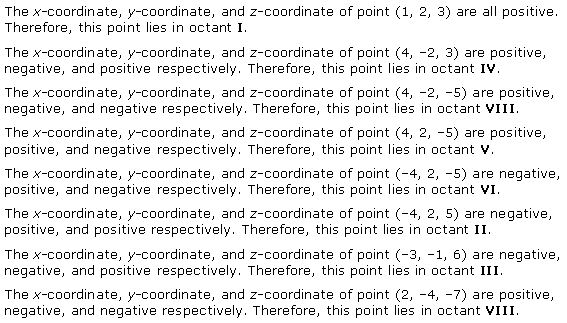 NCERT Solutions for Class 11 Maths Chapter 12 Introduction to three Dimensional Geometry Ex 12.1 Q3.1