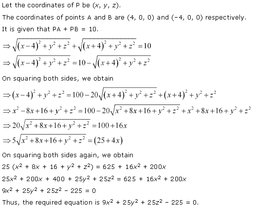 NCERT Solutions for Class 11 Maths Chapter 12 Introduction to three Dimensional Geometry Ex 12.2 Q5.1